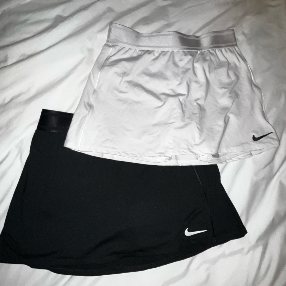 Nike Black and White Athletic Tennis Skirts